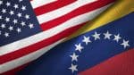 Venezuela and United States flags